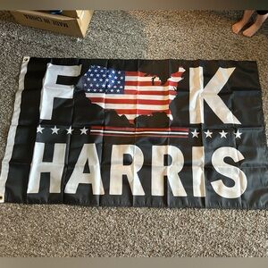 Black and White Harris flag